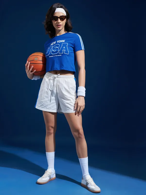 Printed Fitted T-Shirt