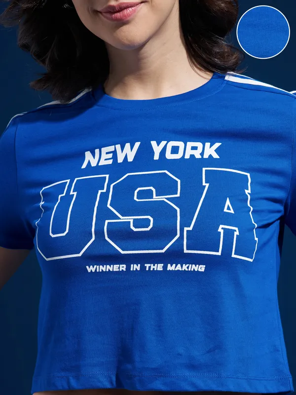 Printed Fitted T-Shirt