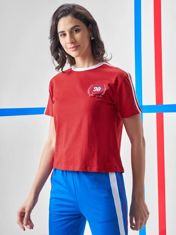 Printed Relaxed Fit T-Shirt