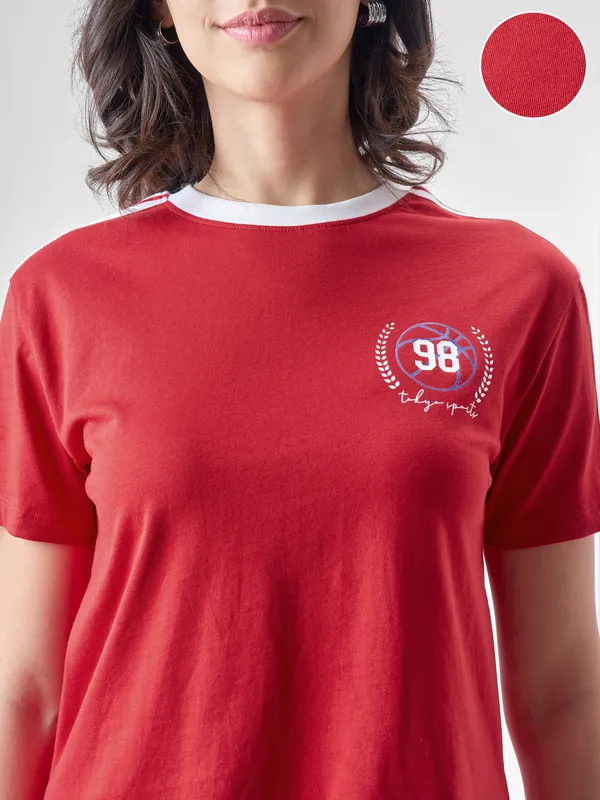 Printed Relaxed Fit T-Shirt