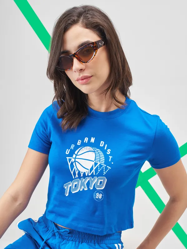 Printed Fitted T-Shirt