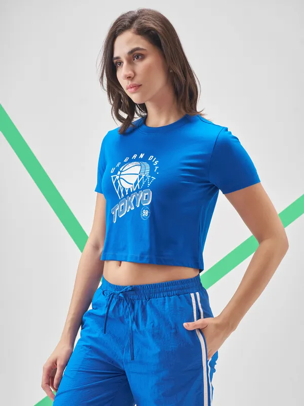 Printed Fitted T-Shirt