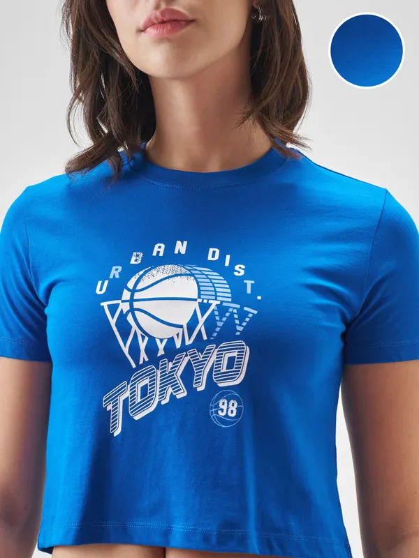 Printed Fitted T-Shirt