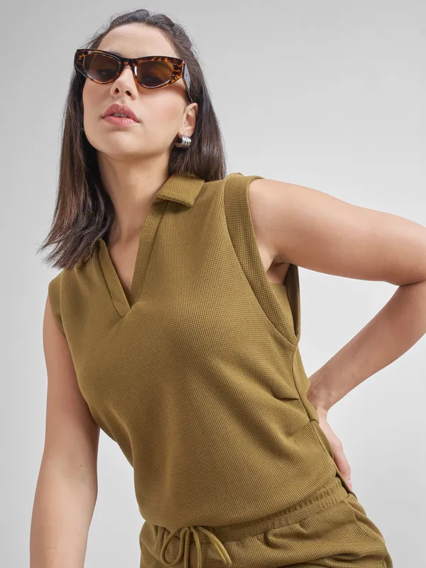 Solid Oversized Fit T-Shirt