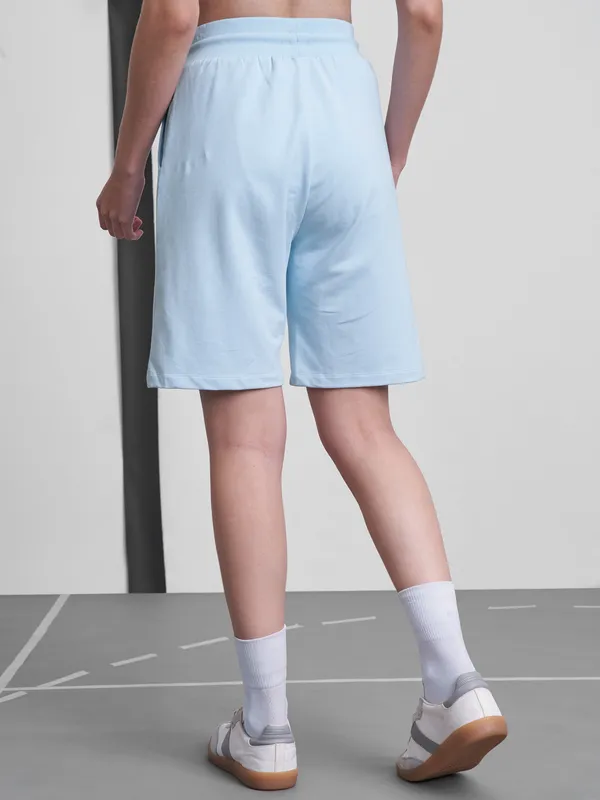 Street By Tokyo Talkies Women Blue Regular Fit Bermuda Shorts