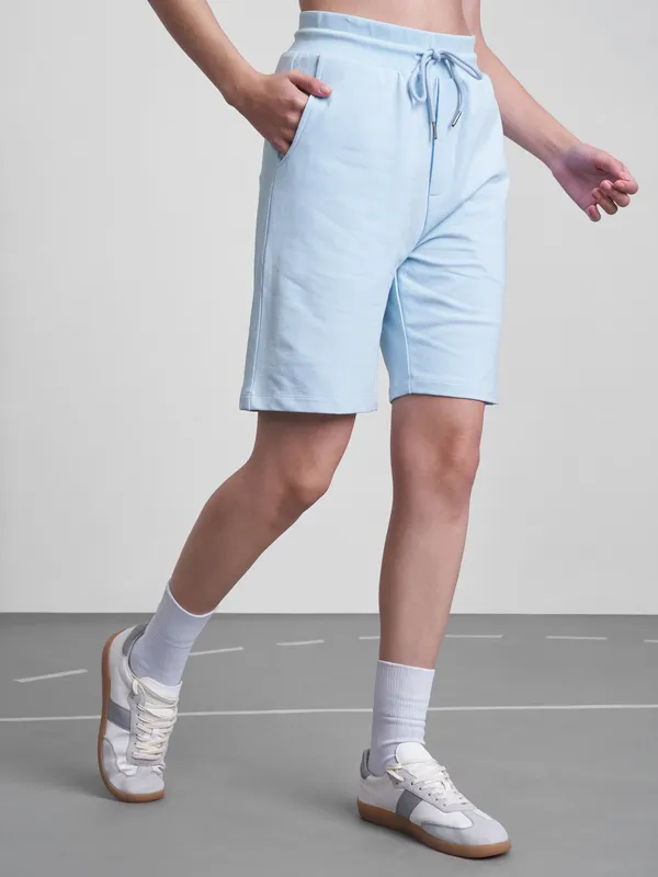 Street By Tokyo Talkies Women Blue Regular Fit Bermuda Shorts