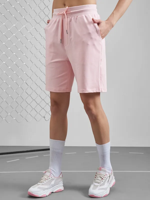 Street By Tokyo Talkies Women Pink Regular Fit Shorts