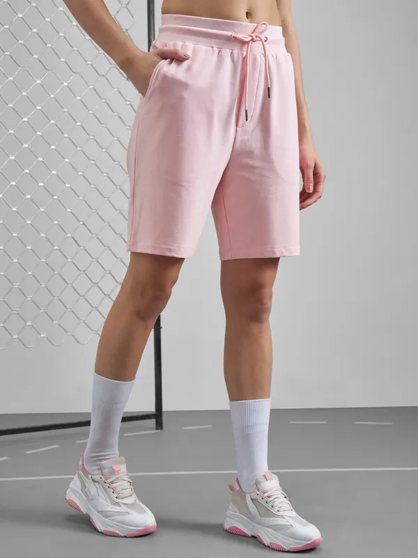 Street By Tokyo Talkies Women Pink Regular Fit Shorts