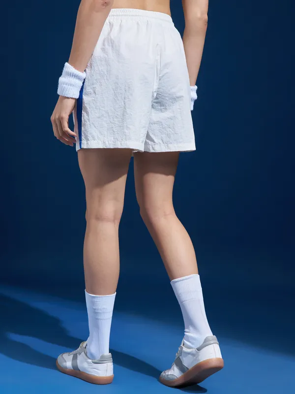 Tokyo Talkies Women White Regular Fit Shorts