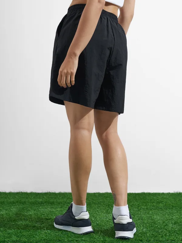 Street By Tokyo Talkies Women Black Regular Fit Shorts