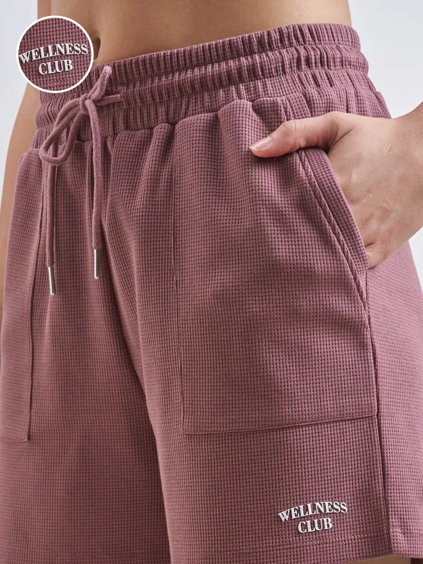 Street By Tokyo Talkies Women Purple Regular Fit Shorts