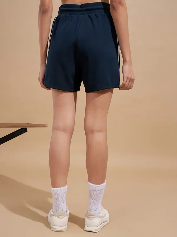 Tokyo Talkies Women Navy Blue Regular Fit Shorts