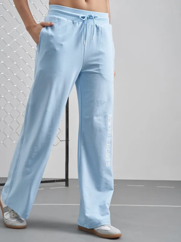 Street By Tokyo Talkies Women Blue Regular Fit Track Pant
