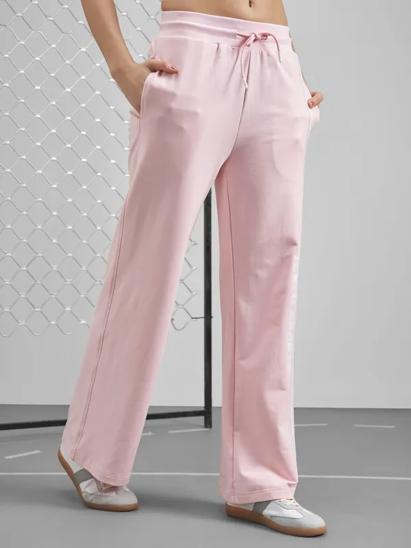 Street By Tokyo Talkies Women Pink Regular Fit Track Pant
