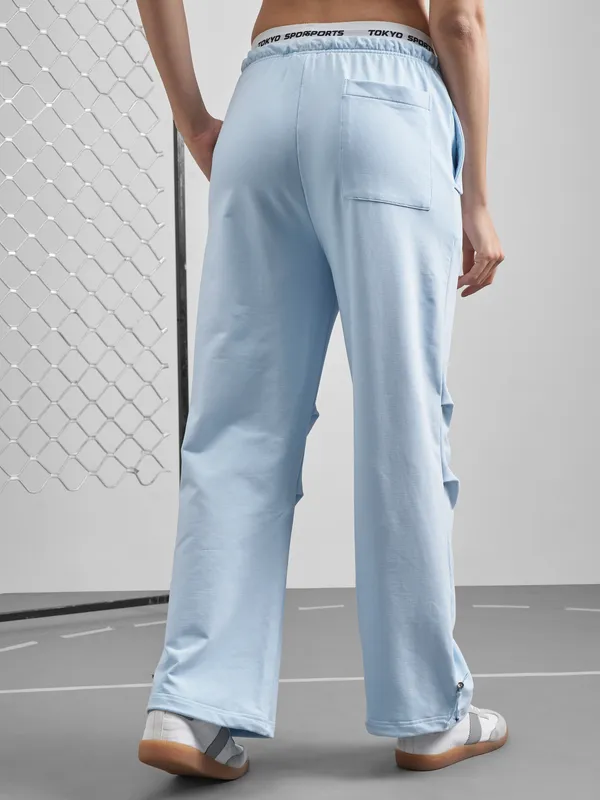 Street By Tokyo Talkies Women Blue Regular Fit Track Pant