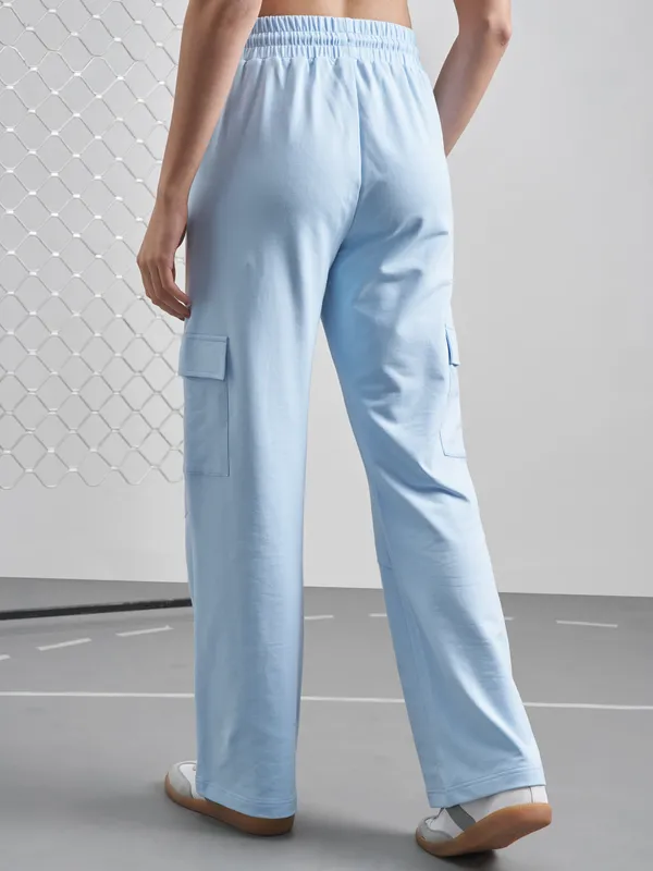 Street By Tokyo Talkies Women Blue Relaxed Fit Track Pant