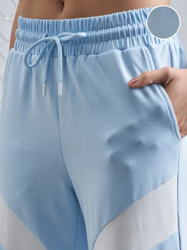 Street By Tokyo Talkies Women Blue Relaxed Fit Track Pant