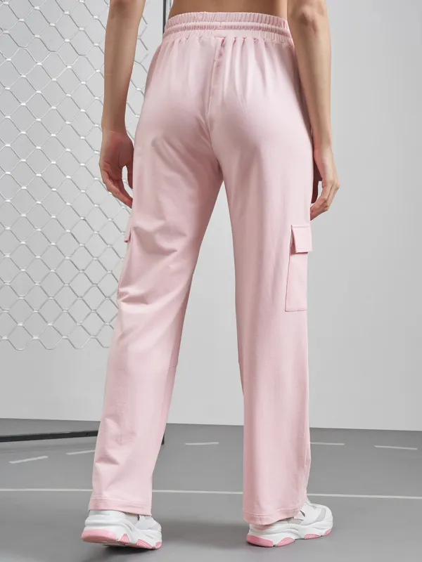 Street By Tokyo Talkies Women Pink Relaxed Fit Track Pant