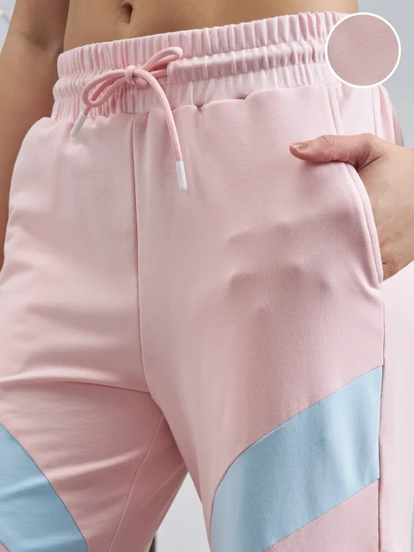 Street By Tokyo Talkies Women Pink Relaxed Fit Track Pant