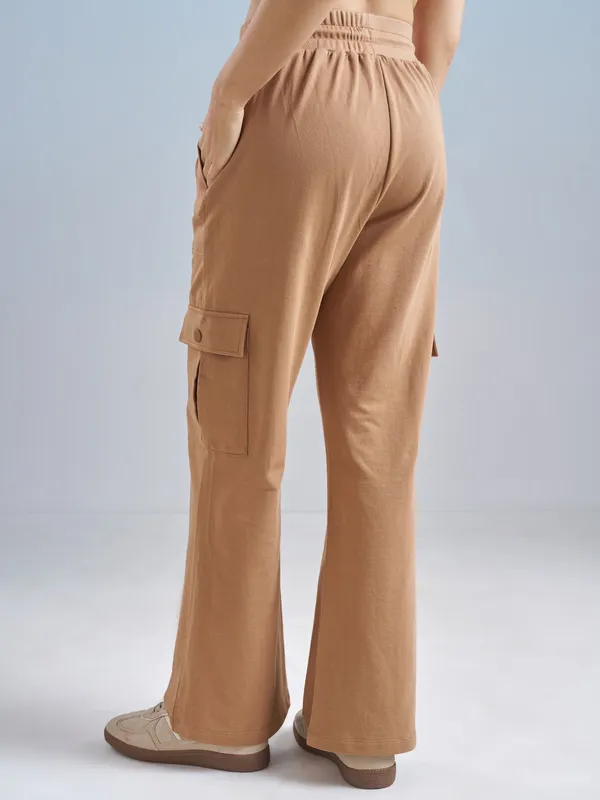 Street By Tokyo Talkies Women Brown Regular Fit Track Pant
