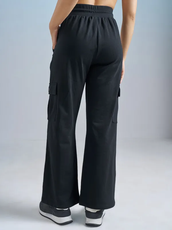Street By Tokyo Talkies Women Black Regular Fit Track Pant