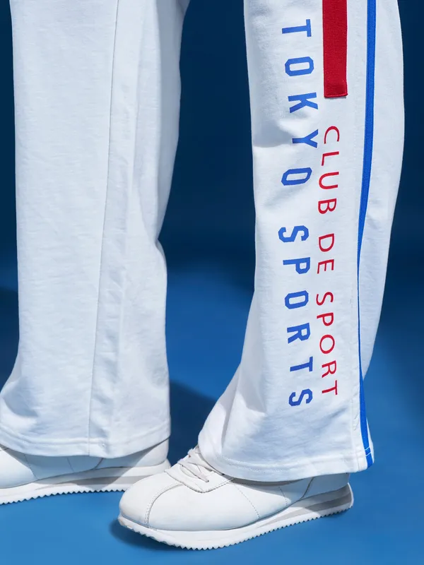 Street By Tokyo Talkies Women White Regular Fit Track Pant