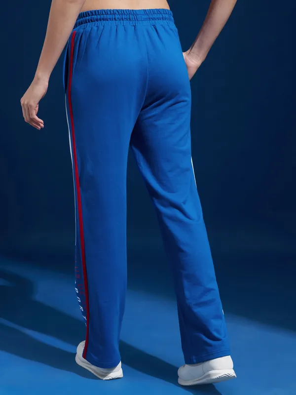 Street By Tokyo Talkies Women Blue Regular Fit Track Pant