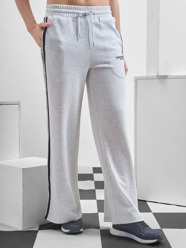 Street By Tokyo Talkies Women Grey Relaxed Fit Track Pant