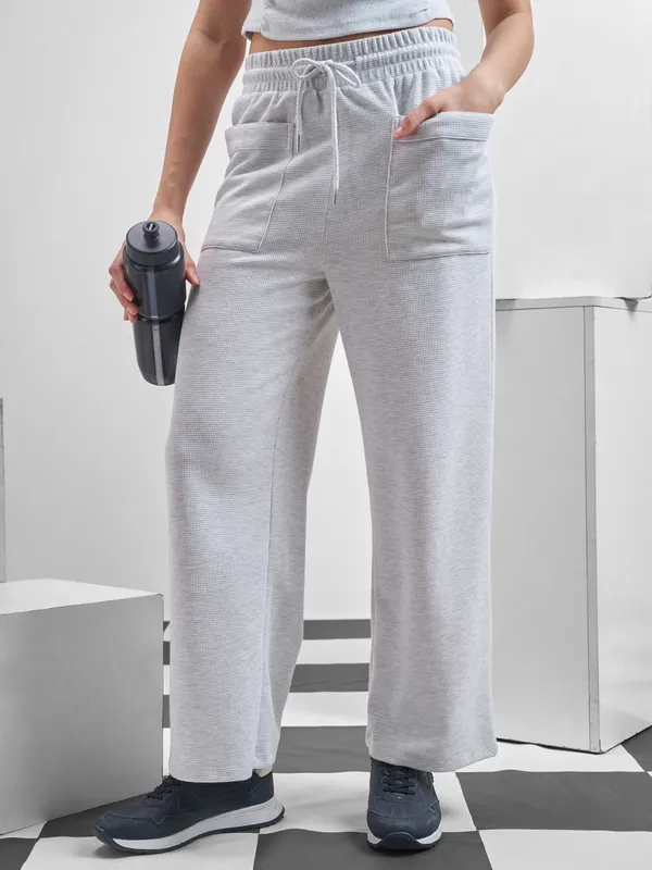 Street By Tokyo Talkies Women Grey Relaxed Fit Track Pant