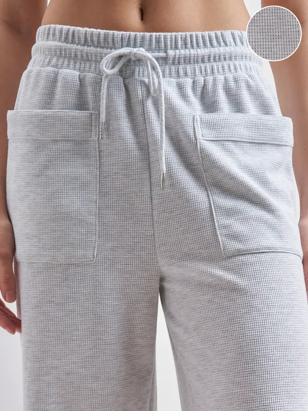 Street By Tokyo Talkies Women Grey Relaxed Fit Track Pant