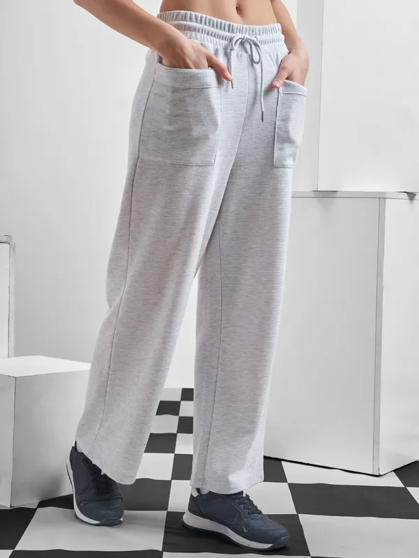 Street By Tokyo Talkies Women Grey Relaxed Fit Track Pant