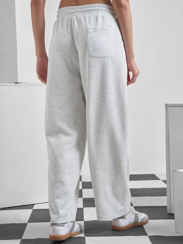 Street By Tokyo Talkies Women Grey Relaxed Fit Track Pant