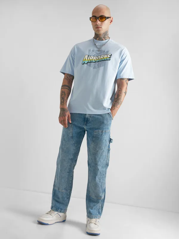 Transformers Men Printed Round Neck T-Shirt