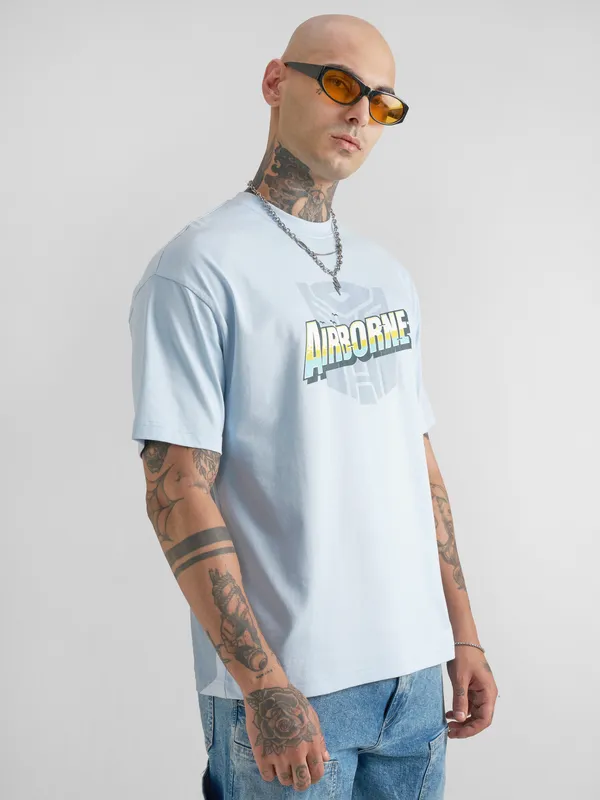 Transformers Men Printed Round Neck T-Shirt