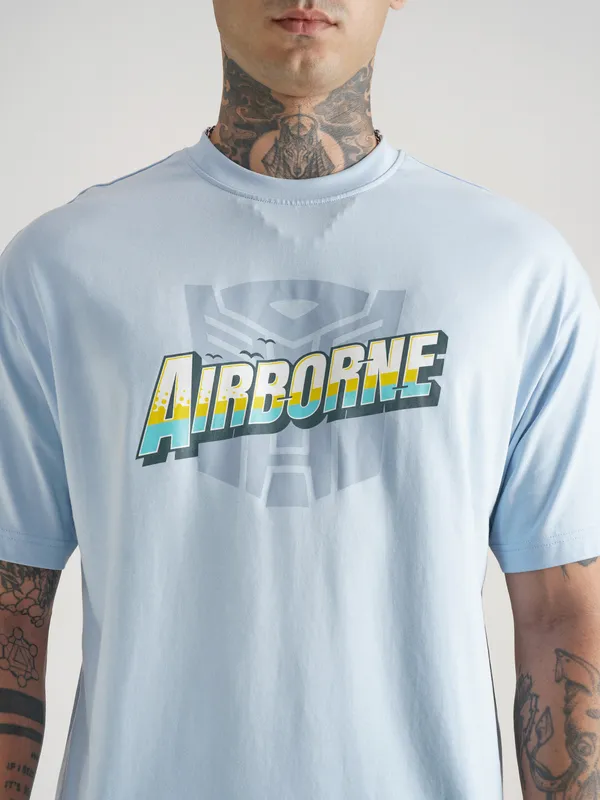 Transformers Men Printed Round Neck T-Shirt