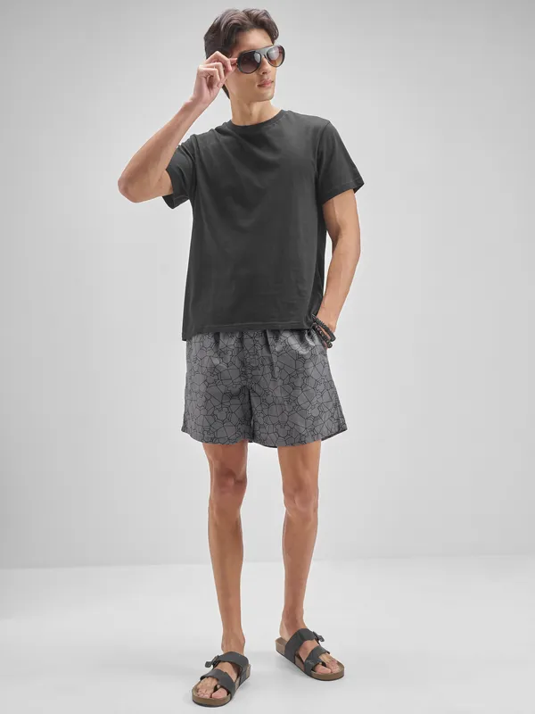 Disney By Highlander Men Grey Mickey Mouse Cotton Boxers