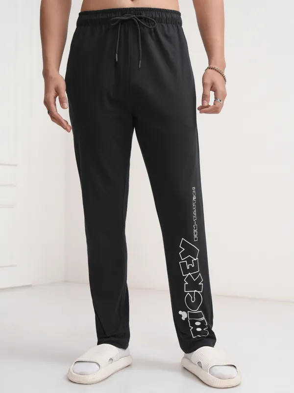 Disney By Highlander Men White Mickey Mouse T-Shirt With Trouser Co-Ords