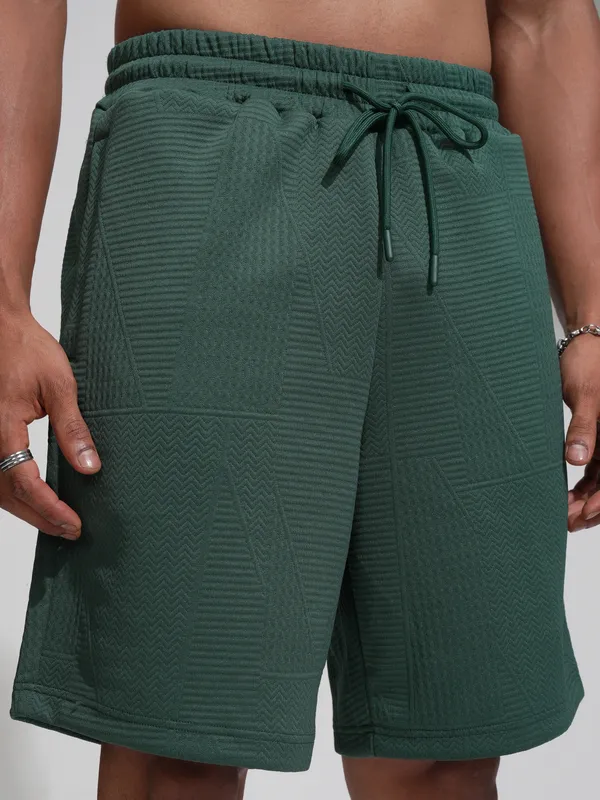 Highlander Men Teal Shirt With Shorts Co-Ords