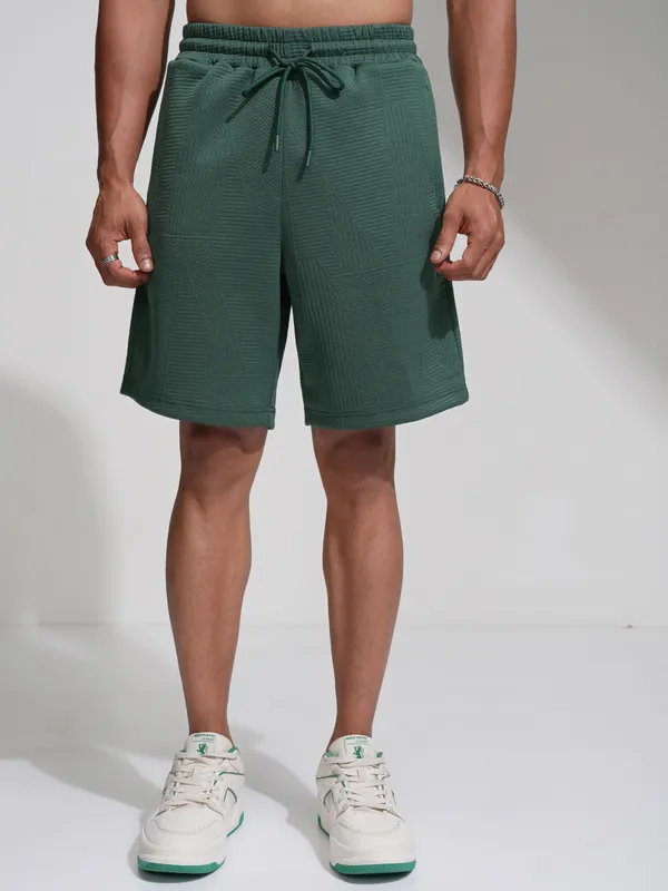 Highlander Men Teal Shirt With Shorts Co-Ords