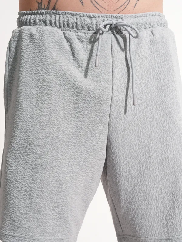 Highlander Men Grey Shirt With Shorts Co-Ords