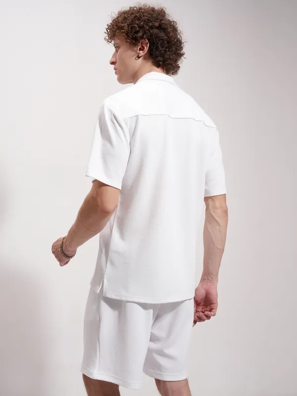 Men Shirt With Shorts Co-Ords