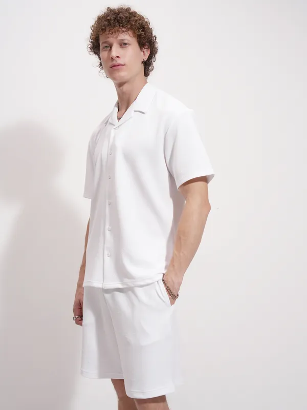 Men Shirt With Shorts Co-Ords