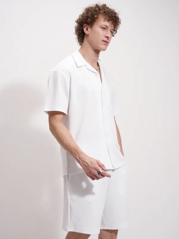 Men Shirt With Shorts Co-Ords