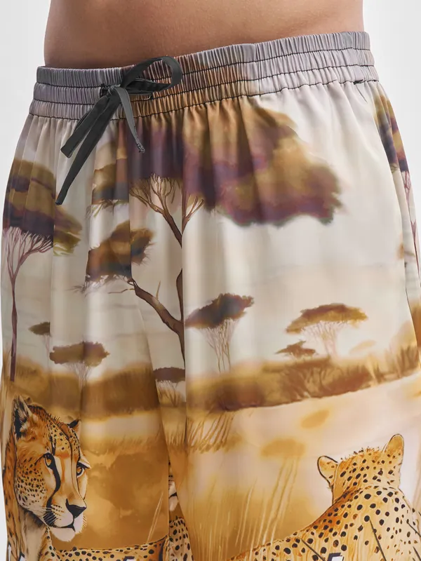 Highlander Men Multi Shirt With Shorts Co-Ords