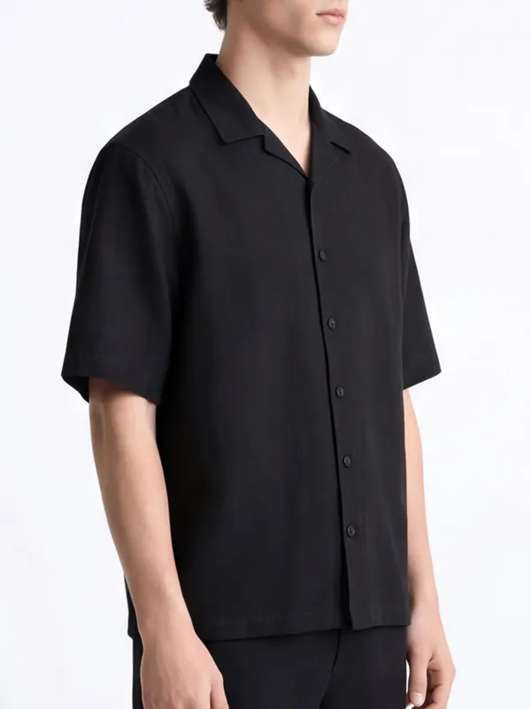 Highlander Men Black Shirt With Shorts Co-Ords