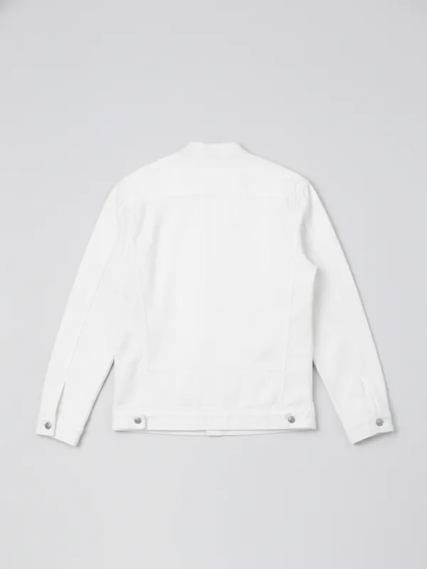 Highlander Men White Solid Tailored Jacket