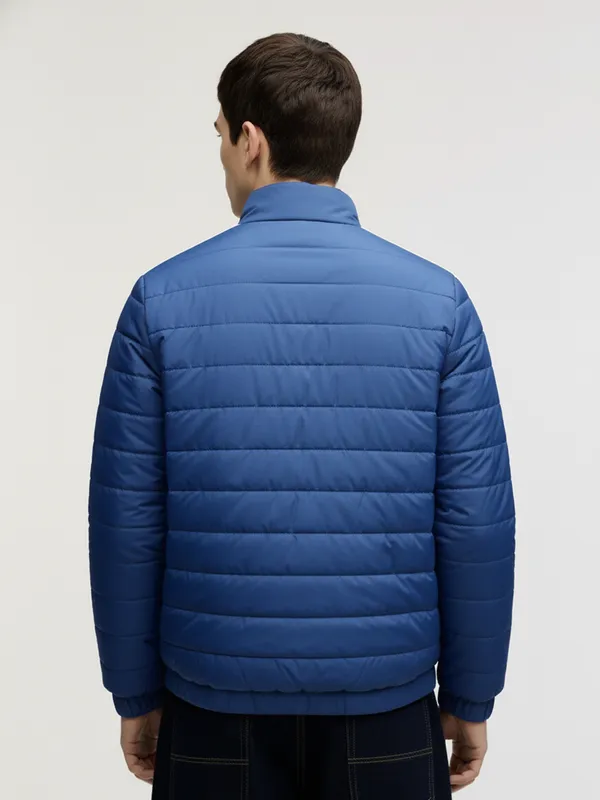 Highlander Men Blue Solid Puffer Jacket