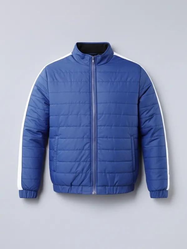 Highlander Men Blue Solid Puffer Jacket
