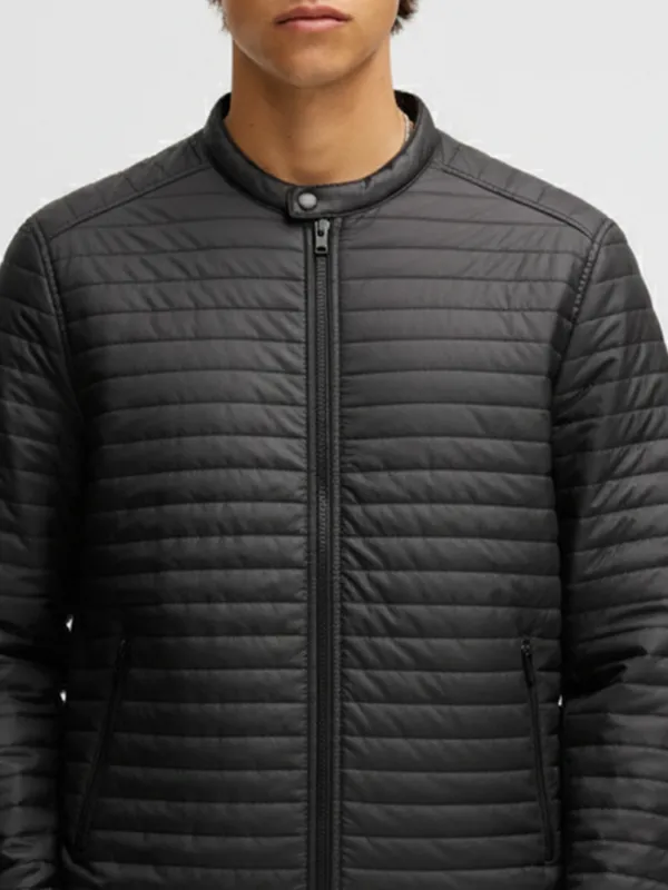Highlander Men Black Solid Puffer Jacket