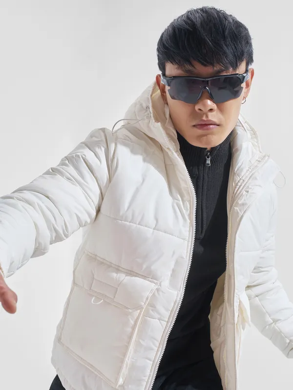 Solid Puffer Jacket